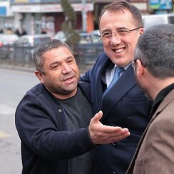 AK Parti Nevşehir Belediye Başkan Adayı Dr. Mehmet Savran Eser ve hizmet için hep birlikte, tek bir ağızdan Nevşehir diyeceğiz