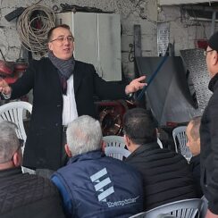 AK Parti Nevşehir Belediye Başkan Adayı Dr. Mehmet Savran, sanayi esnaflarıyla bir araya geldi