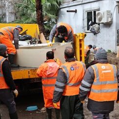 Antalya Sel bölgesinde hummalı çalışma