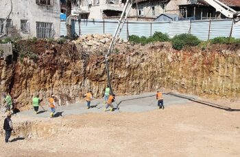 Balbey Kentsel Yenileme Projesi'nde ilk beton döküldü