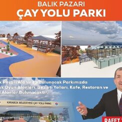 Başkan Vergili'den Balık Pazarı Çay Yolu Parkı Projesi