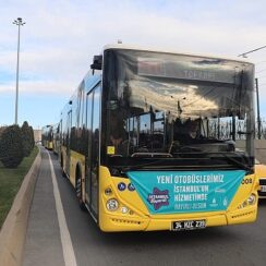 İstanbul'un Yeni Otobüsleri Yollarda