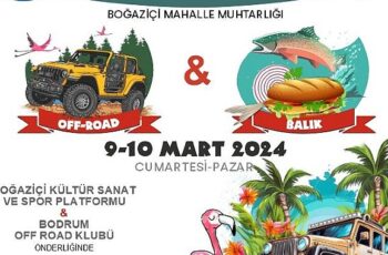 Milas Belediyesi, Boğaziçi Mahallesi'nde gerçekleştireceği Bargilya Off-Road ve Balık Festivali ile vatandaşlarına heyecan ve lezzet dolu iki gün geçirtmeye hazırlanıyor