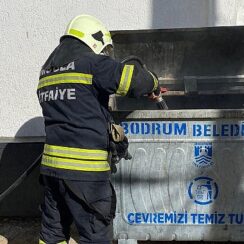 Muğla Büyükşehir İtfaiyesi Çöp ve Konteyner Yangınları İçin Uyardı