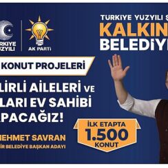 AK Parti Belediye Başkan Adayı Dr. Mehmet Savran, Sosyal Konut Projesi ile Nevşehir'deki başta dar gelirliler olmak üzere 1500 kiracı aileyi uygun fiyat ve ödeme koşullarıyla ev sahibi yapacaklarını söyledi