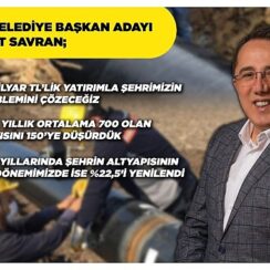 AK Parti Nevşehir Belediye Başkan Adayı Dr. Mehmet Savran, yaklaşık 1 Milyar TL'lik yeni bir yatırım yapacaklarının müjdesini verdi