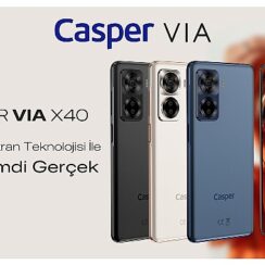 Amoled Ekranı ve Yapay Zeka Destekli Kameraları İle Premium Özelliklere Sahip Casper Via X40 Satışta