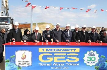 Başkan Altay Seydişehir GES'in Temel Atma Programına Katıldı