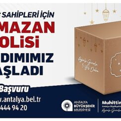 Büyükşehir'den ihtiyaç sahiplerine Ramazan gıda kolisi