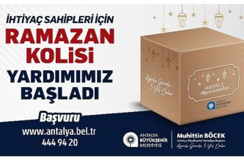 Büyükşehir'den ihtiyaç sahiplerine Ramazan gıda kolisi