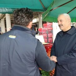 Cumhur İttifakı Adayı Büyükgöz'den Pazarcı Esnaflarına Hayırlı İşler