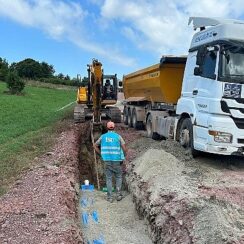 Kandıra'da Dört Bir Koldan Altyapı Çalışmaları Yapılıyor