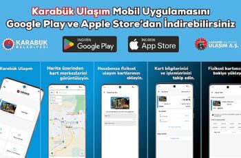 Karabük Ulaşım Mobil Uygulaması Yayında