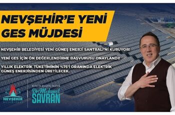 Nevşehir Belediye Başkanı Dr. Mehmet Savran, yeni kuracakları Güneş Enerji Santrali (GES) projesi için MEDAŞ'A yaptıkları çağrı mektubunun ön değerlendirme komisyon raporunun olumlu sonuçlandığını açıkladı