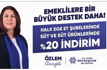 Özlem Çerçioğlu tarafından başlatılan ve şimdiye kadar Aydın'da yaşayan 150 bine yakın emeklinin yararlandığı “Emekli Kart" projesinin kapsamı genişletiliyor