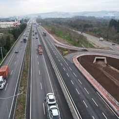 Stadyum bağlantı yolunda tamamlanan kısımlar trafiğe açıldı