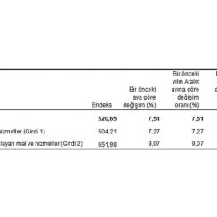 Tüik: Tarımsal girdi fiyat endeksi (Tarım-GFE) yıllık %45,11, aylık %7,51 arttı