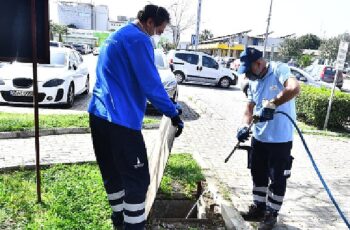 İzmir Büyükşehir Belediyesi ilaçlama çalışmalarına hız verdi