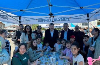 Saray Belediyesi 23 Nisan Çocuk Şenliği'ne yoğun ilgi