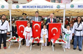 19 Mayıs Atatürk’ü Anma, Gençlik ve Spor Bayramı, Menemen’de tören ve etkinliklerle kutlandı