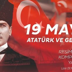 19 Mayıs Atatürk’ü Anma, Gençlik ve Spor Bayramı’ temalı ödüllü resim, şiir ve kompozisyon yarışması düzenleyecek