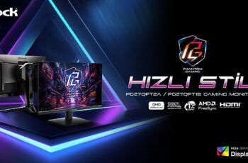 ASRock Yeni 180Hz Yenileme Hızına Sahip Monitörlerini Duyurdu!