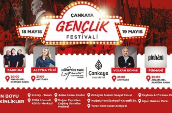 Çankaya Belediyesi, 19 Mayıs Atatürk’ü Anma, Gençlik ve Spor Bayramı’nı gençlerle birlikte büyük bir festivale çeviriyor