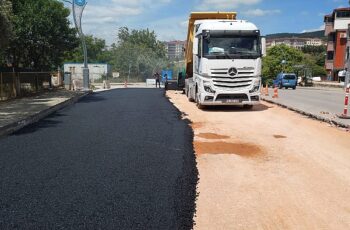 Derince Ertuğrul Gazi Bulvarına üstyapı