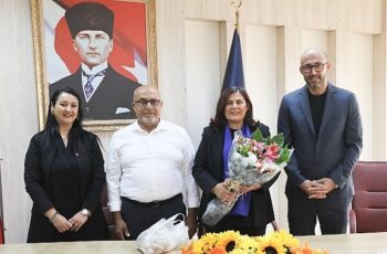 Germencik Belediye Başkanı Burak Zencirci Aydın Büyükşehir Belediye Başkanı Özlem Çerçioğlu’na nezaket ziyaretinde bulundu