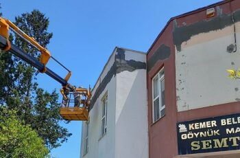 Göynük Mahallesi Semt Evi’nde onarım çalışmaları