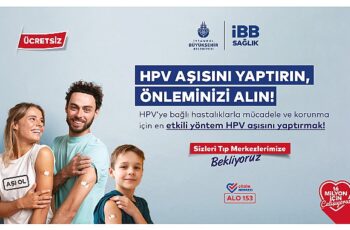 İstanbul Büyükşehir Belediyesi, 16 Mayıs’tan (yarın) itibaren ücretsiz HPV aşı uygulamasına başlıyor