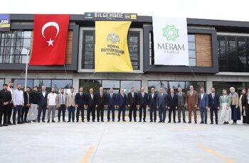 Konya Büyükşehir ve Meram Belediyesi İş Birliğiyle Şehre Kazandırılan Konevi Sosyal Tesisleri Açıldı