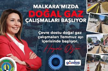 Malkara Belediye Başkanı Nergiz Karaağaçlı Öztürk : Doğal Gazda Yeni Etap Çalışmasına Başlama Tarihi Belli Oldu