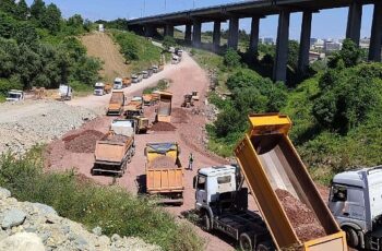 Wilcynski Caddesi’nde yol çalışmasına devam