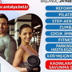 Antalya Büyükşehir ile 7’den 70’e herkes sporla buluşacak