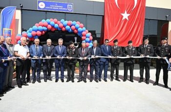 Belediye Başkanımız Mazlum Nurlu, Salihli Organize Sanayi Bölgesi’nde Jandarma Asayiş Noktası açılışına katıldı