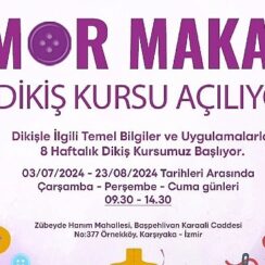 Kadınlar Mor Makas ile dikiş öğrenecek