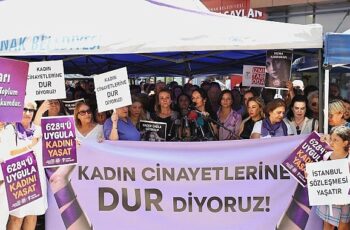 Konak’ta kadınlar şiddete ve kadın cinayetlerine ‘hayır’ dedi