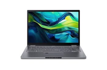 Acer Aspire Spin 14, Dokunmatik Ekranı, Dönüştürülebilir Kullanım Modlarıyla Mobil Kullanıcılara Çoklu Görevlerinde Destek Oluyor