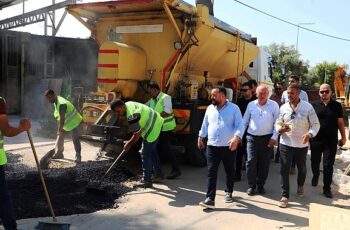 Başkan Turan onarım çalışmalarını sahada inceledi