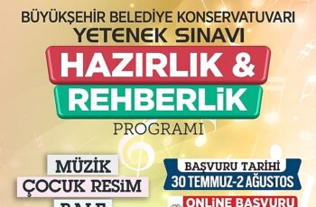 Büyükşehir Konservatuvarı’ndan Tanıtım ve Rehberlik programı