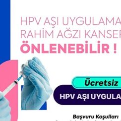 HPV Aşısı için Başvurular Devam Ediyor