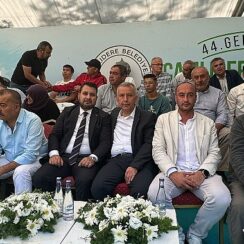 Kahramankazan Belediye Başkanı Selim Çırpanoğlu Aluçdağı Yağlı Güreş Festivali’ne katıldı