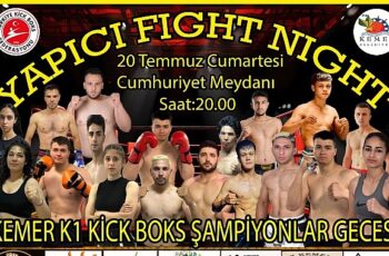 Kemer’de Kick Boks heyecanı