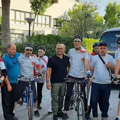 Konya’daki Görme Engelliler Kıbrıs Barış Harekatı’nın 50. Yıl Dönümünde KKTC’de Pedal Çevirdi