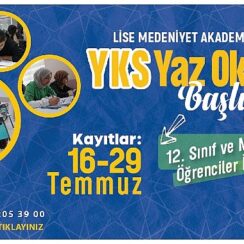 Lise Medeniyet Akademilerinde YKS Yaz Okulu Kayıtları Başlıyor