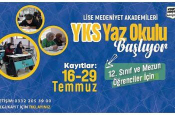 Lise Medeniyet Akademilerinde YKS Yaz Okulu Kayıtları Başlıyor