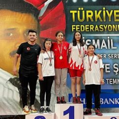 Nevşehir Belediyesi sporcusu Buğlem Kılıç, U-11 Kadınlar Güreş Türkiye Şampiyonası’nda 54 Kg’da Türkiye Şampiyonu oldu