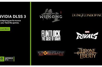 Stormgate, Dungeonborne, Flintlock: The Siege of Dawn, THRONE AND LIBERTY, Marvel Rivals NVIDIA DLSS ve NVIDIA Reflex Desteği Alıyor