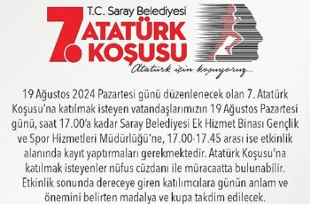 7. Atatürk Koşusu başvuruları başladı